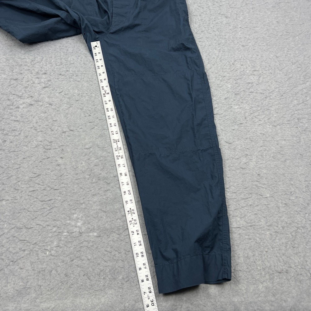 Cozy Earth Pants Men's Large Blue Cotton Twill Button Fly Straight Leg‎ Stretch - Picture 9 of 13